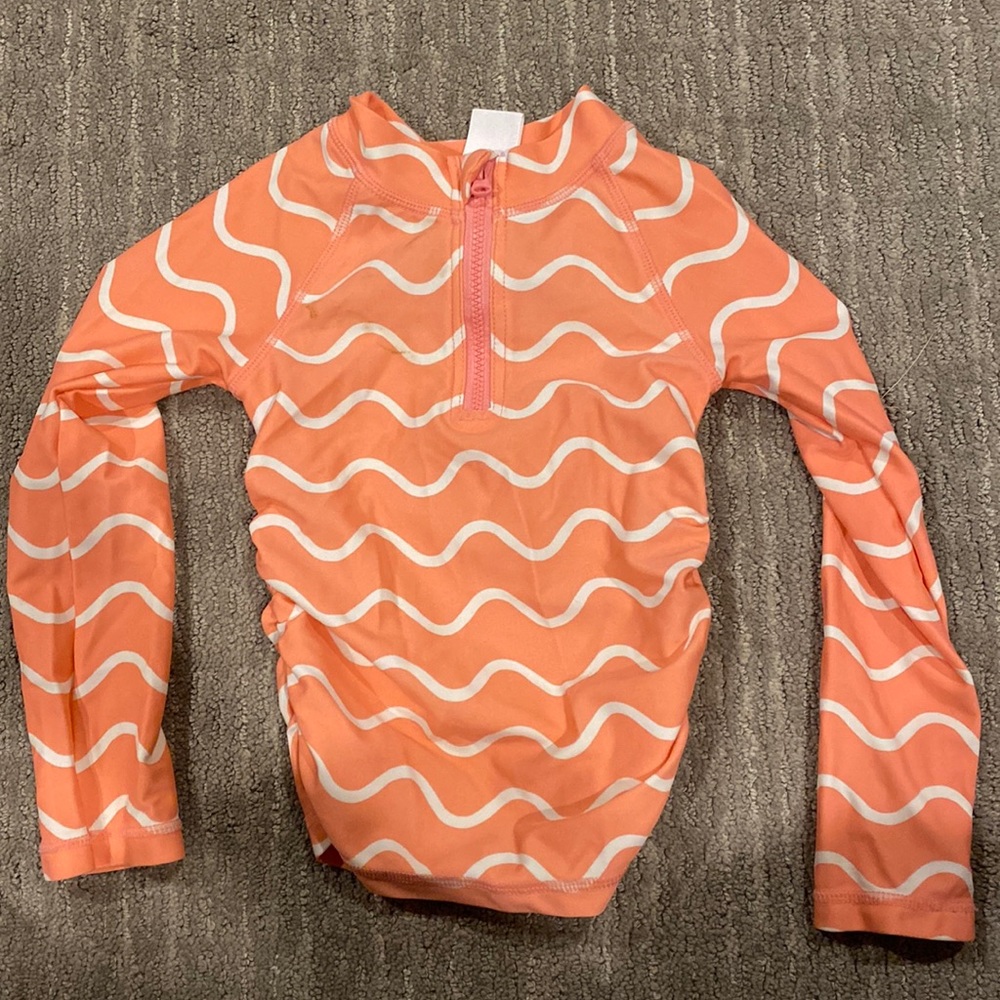 Tucker + Tate ruched rash guard and bottoms